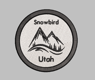 Snowbird Snow Ski Snowboard Patch Iron On Sew On Hook Satisfaction Guaranteed